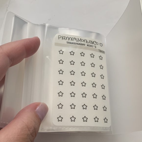 Mini sticker storage album 60 pockets with cover - Picture 4 of 4